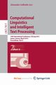 Computational Linguistics and Intelligent Text Processing, 
