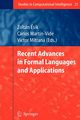 Recent Advances in Formal Languages and Applications, 