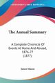 The Annual Summary, Mason James