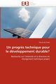 Un progr?s technique pour le dveloppement durable?, DA COSTA-P