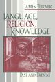 Language, Religion, Knowledge, Turner James