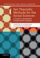 Set-Theoretic Methods for the Social Sciences, Schneider Carsten Q.