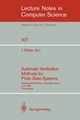 Automatic Verification Methods for Finite State Systems, 