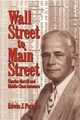 Wall Street to Main Street, Perkins Edwin J.