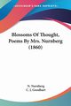 Blossoms Of Thought, Poems By Mrs. Nurnberg (1860), Nurnberg N.