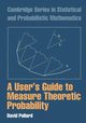 A User's Guide to Measure Theoretic Probability, Pollard David