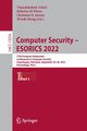 Computer Security - ESORICS 2022, 