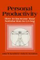 Personal Productivity, Kendrick John W.