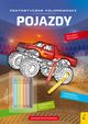 Fantastyczne kolorowanki z kredkami Pojazdy, 