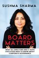 BOARD MATTERS, SHARMA SUSHMA