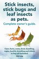 Stick Insects, Stick Bugs and Leaf Insects as Pets. Stick Insects Care, Facts, Costs, Food, Handling, Cages, Health, Breeding and Where to Buy All Inc, Lang Elliott