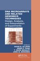 DNA Microarrays and Related Genomics Techniques, 