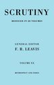 Scrutiny Vol. 20 Index & Retrosp, 