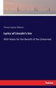 Lyrics of Lincoln's Inn, Williams Thomas Cyprian
