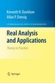 Real Analysis and Applications, Davidson Kenneth R.