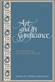 Art and Its Significance, 