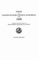 Index to United States Census of Georgia for 1820. Second Edition, 