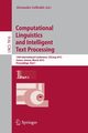 Computational Linguistics and Intelligent Text Processing, 