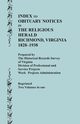 Guide to the Manuscript Collections of the Virginia Baptist Historical Society, Supplement No. 1, Historical Records Survey of Virginia/Wo