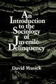 An Introduction to the Sociology of Juvenile Delinquency, Musick David