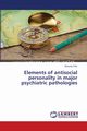 Elements of antisocial personality in major psychiatric pathologies, Trifu Simona