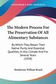 The Modern Process For The Preservation Of All Alimentary Substances, Brand Henderson William