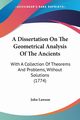 A Dissertation On The Geometrical Analysis Of The Ancients, Lawson John