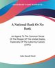 A National Bank Or No Bank, Hurd John Russell