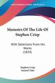 Memoirs Of The Life Of Stephen Crisp, Crisp Stephen