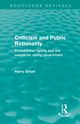Criticism and Public Rationality (Routledge Revivals), Smart Harry W.