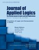 Journal of Applied Logics, Volume 11, number 3.  Special issue, 