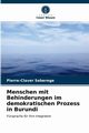 Menschen mit Behinderungen im demokratischen Prozess in Burundi, Seberege Pierre-Claver