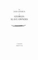 1850 Census of Georgia Slave Owners, Cox Jack F.