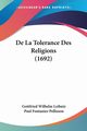 De La Tolerance Des Religions (1692), Leibniz Gottfried Wilhelm