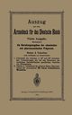 Auszug Aus Dem Arzneibuch Fur Das Deutsche Reich, Verlag Von Julius Springer Berlin