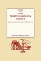 Index to 1820 North Carolina Census, Supplemented from Tax Lists and Other Sources, Potter Dorothy Williams