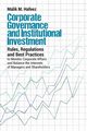 Corporate Governance and Institutional Investment, Hafeez Malik M.