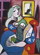 Puzzle Piatnik Picasso Kobieta z ksik 1000, 