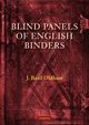 Blind Panels of English Binders, Oldham J. Basil