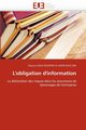 L''obligation d''information, OULD MOUFTAH EL KHEIR-M