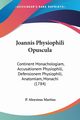 Joannis Physiophili Opuscula, 