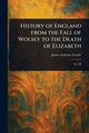 History of England From the Fall of Wolsey to the Death of Elizabeth, Froude James Anthony