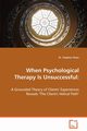 When Psychological Therapy Is Unsuccessful, Shaw Stephen