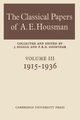 The Classical Papers of A. E. Housman, Goodyear F. R. D.