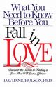 What You Need to Know Before You Fall in Love, Nicholson David