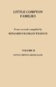 Little Compton Families. Little Compton, Rhode Island. Volume II, Wilbour Benjamin Franklin