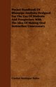 Pocket Handbook Of Blowpipe Analysis; Designed For The Use Of Students And Prospectors With The Idea Of Making Oral Instruction Unnecessary, Butler Gurdon Montague