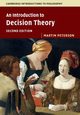An Introduction to Decision Theory, Peterson Martin