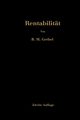 Rentabilitat, Gerbel Bernhard Moritz