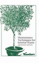 Maintenance Techniques for Interior Plants - Hip Pocket Edition, Hamilton David L.